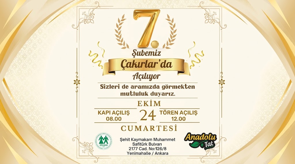 7.ŞUBEMİZ AÇILIYOR